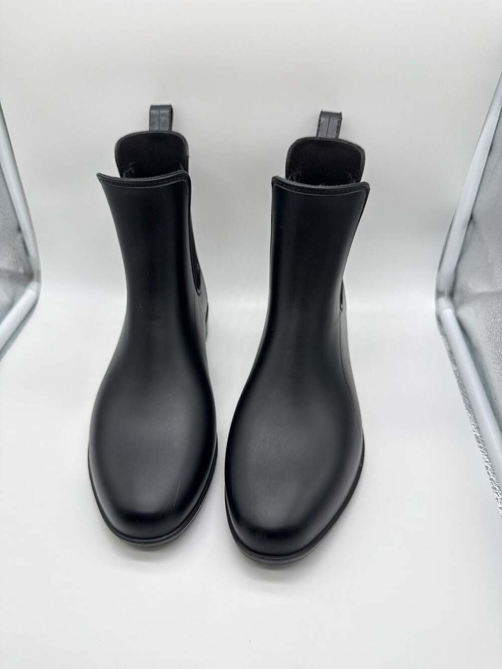 A New Day Women's Chelsea Rain Boots Black Size 7